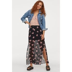 H&M Ankle-length Skirt with Side Slits